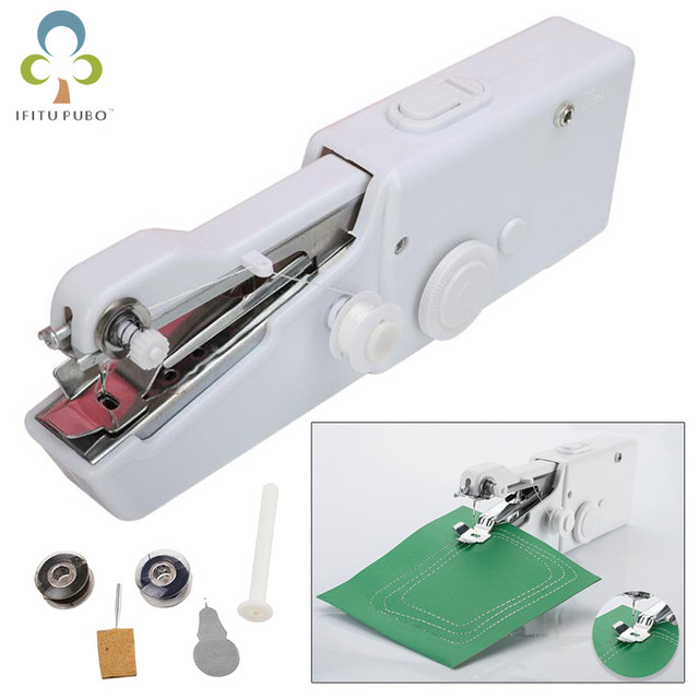 Portable Mini Hand Sewing Machine Quick Handy Sew Needlework